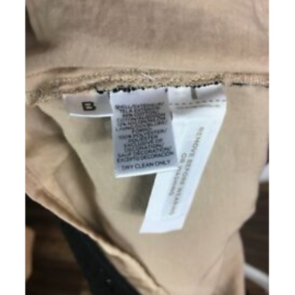 Ann Taylor Loft Crochet Knit Black Sleeveless Zip - Picture 7 of 7